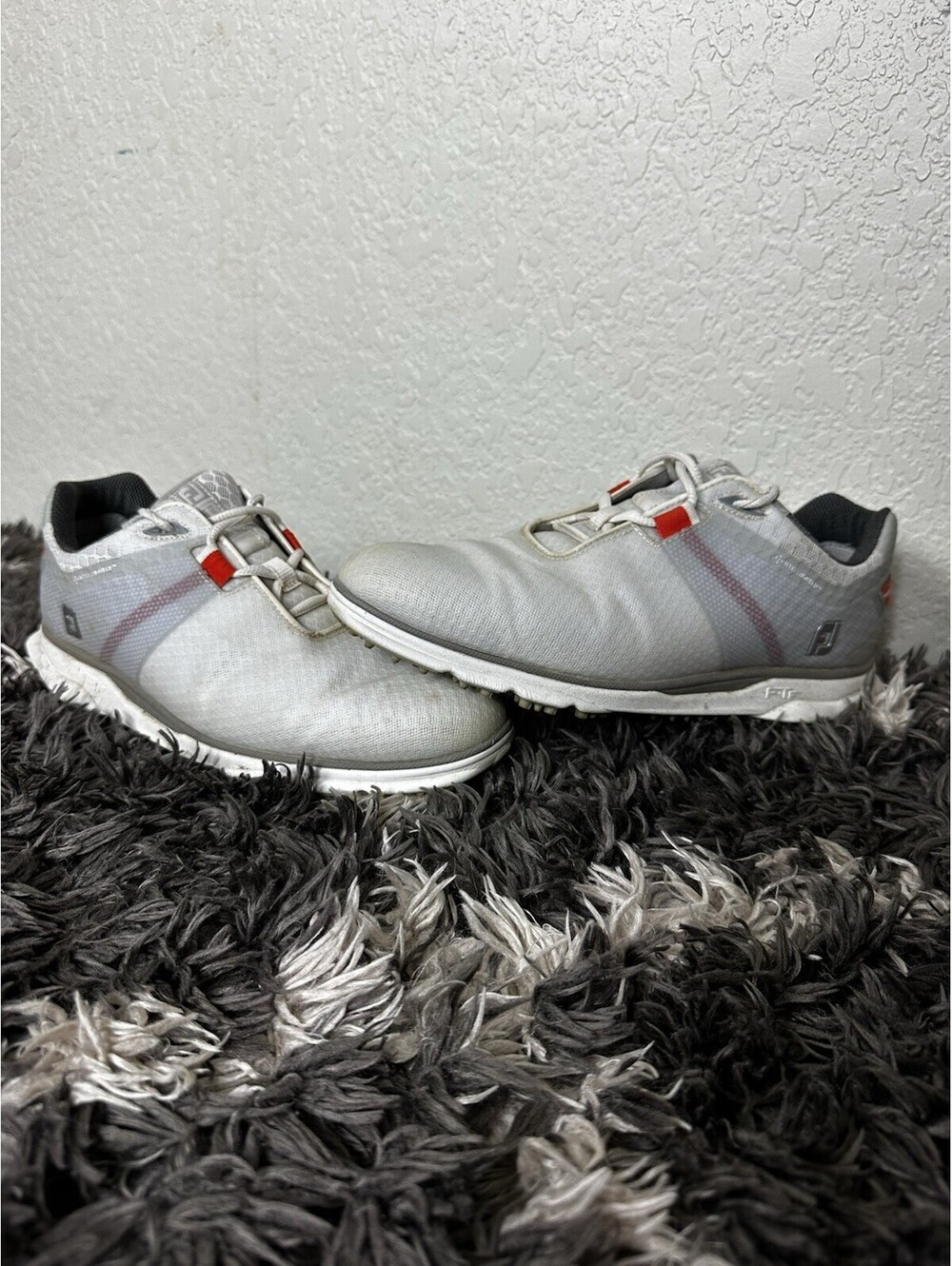 FootJoy Flex Men's Size 10 M Gray Golf Shoes Spikeless Sneaker Athletic 53853